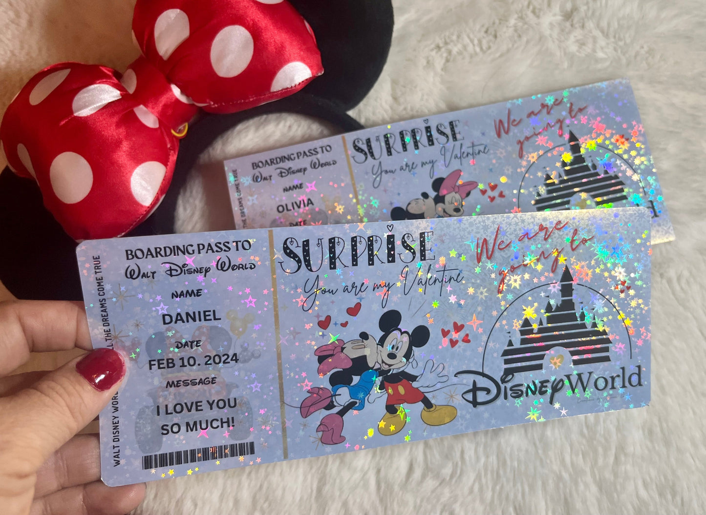 PREMIUM HOLOGRAPHIC SURPRISE TICKETS – FANCY & STUNNING!