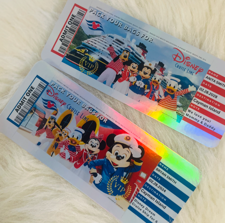 PREMIUM HOLOGRAPHIC SURPRISE TICKETS – FANCY & STUNNING!