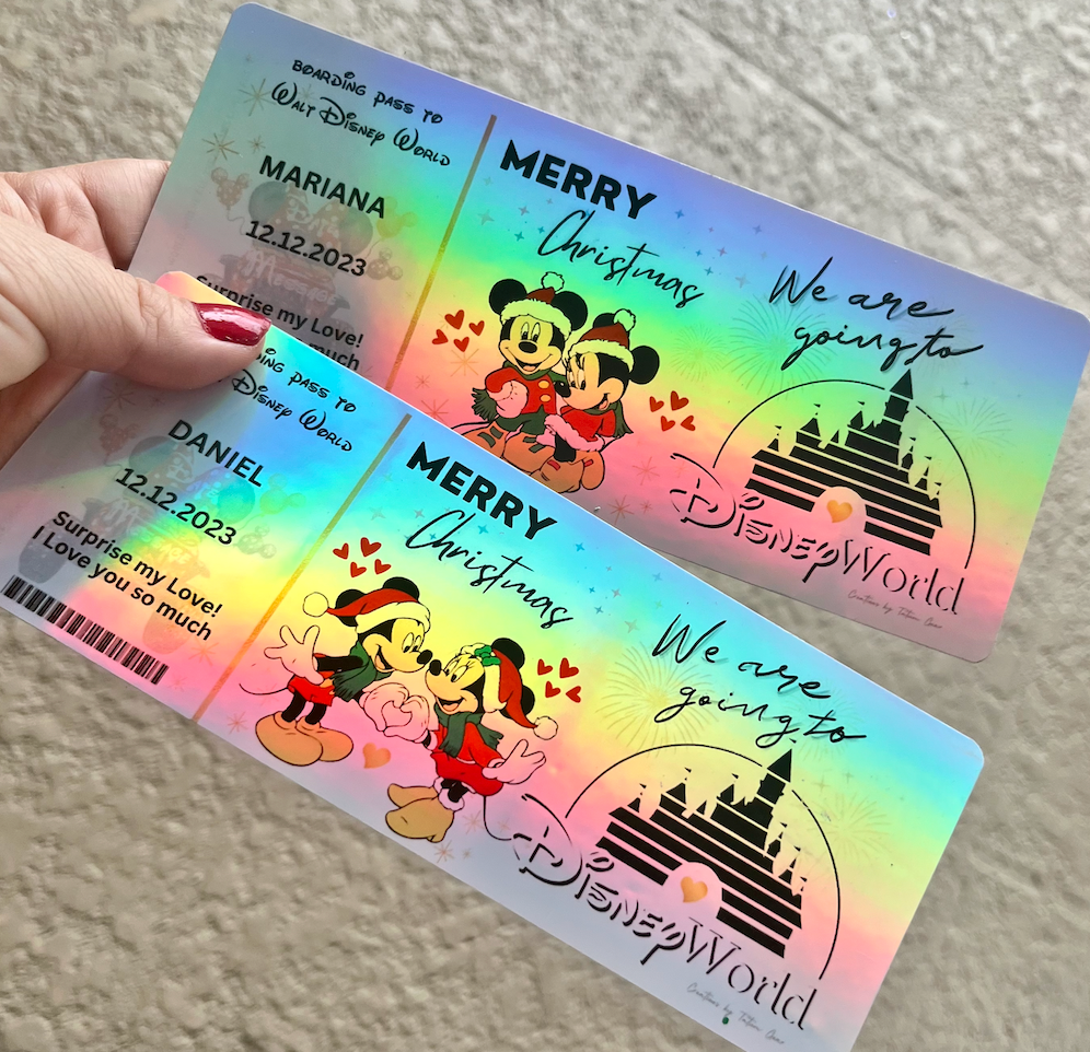 PREMIUM HOLOGRAPHIC SURPRISE TICKETS – FANCY & STUNNING!