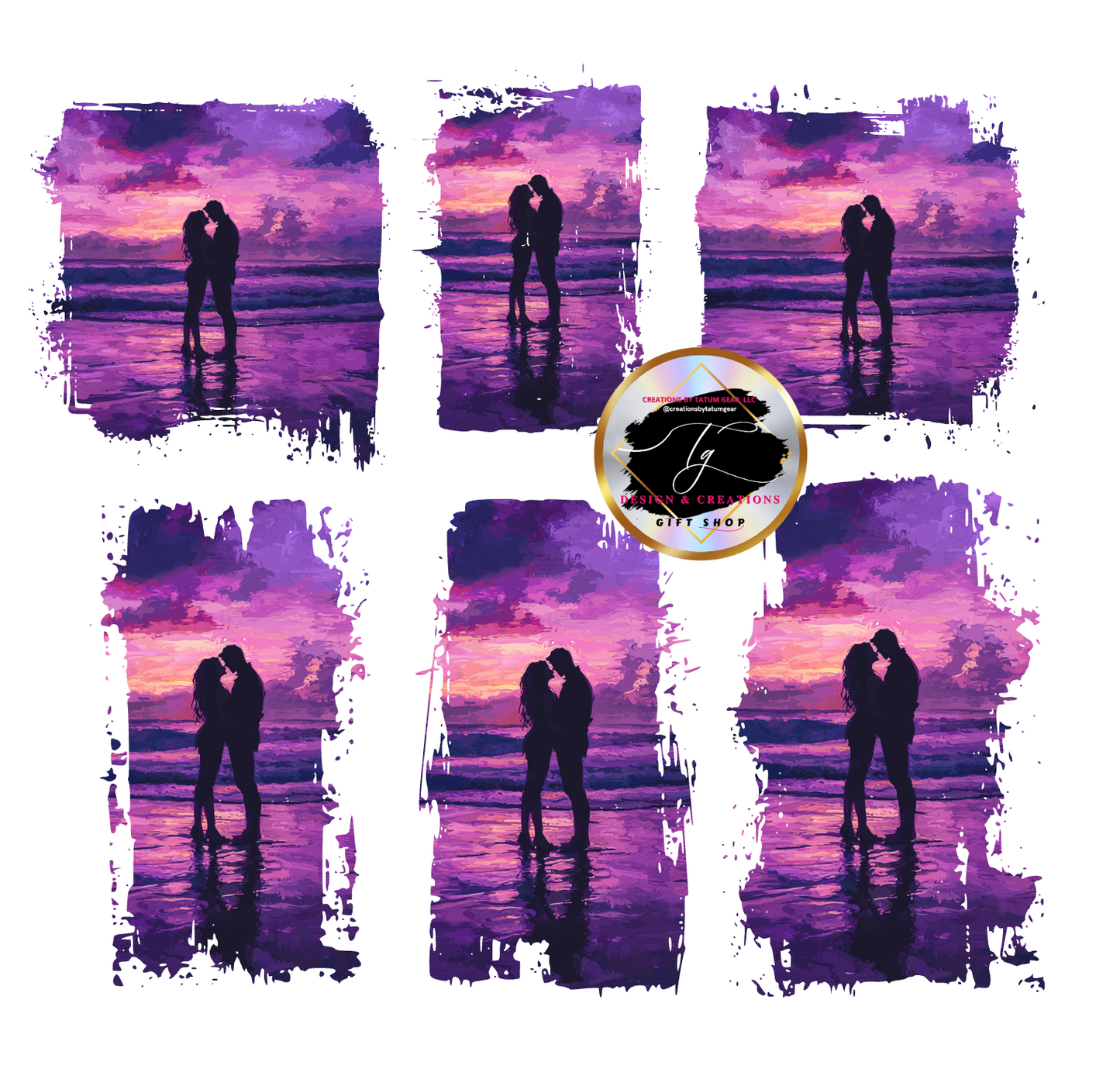 Bleach Effect Canva Frames – Drag & Drop Editable Layouts | Instant Download