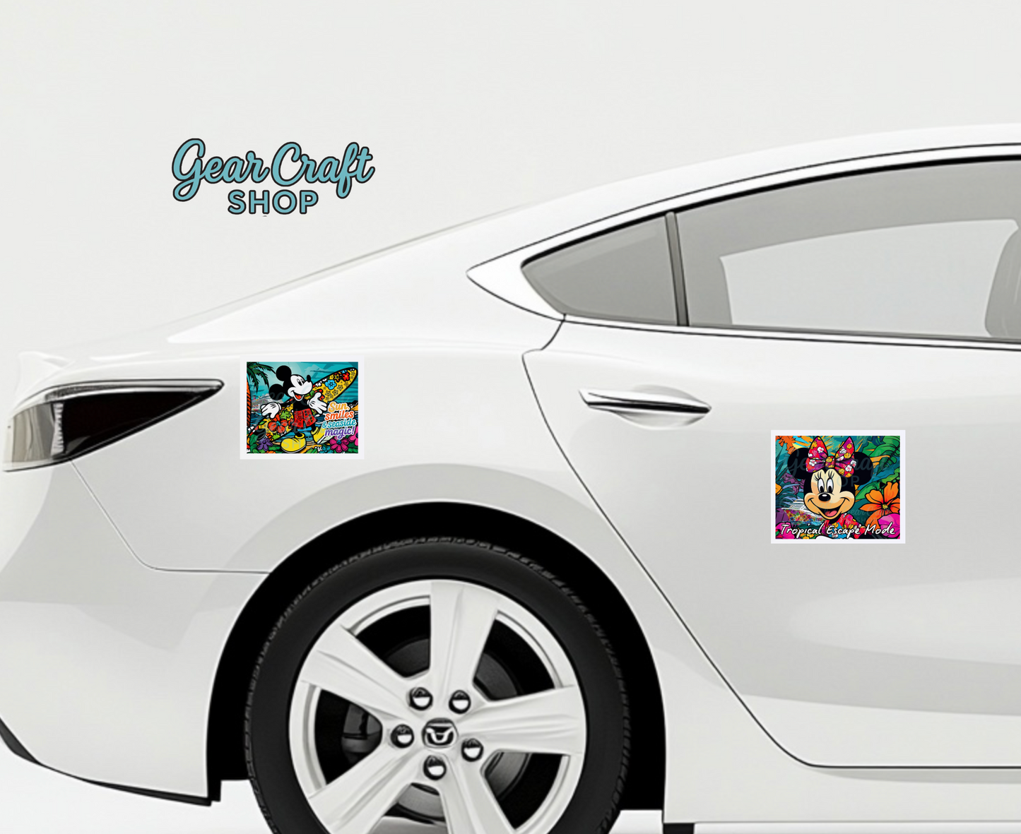 Tropical Cruise Door Magnets – Set of 2 | Fun Disney-Inspired Vacation Designs