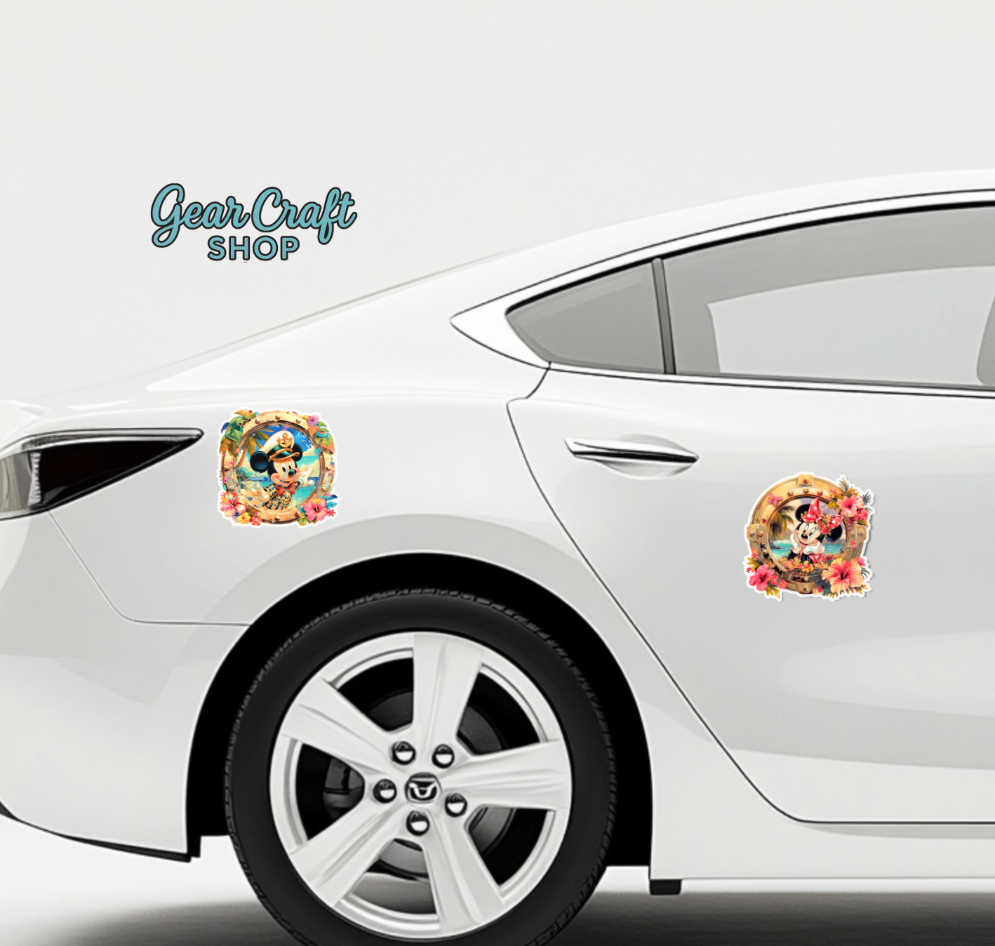 Sailor Porthole Friends Cruise Door Magnets Set of 4 - style 035