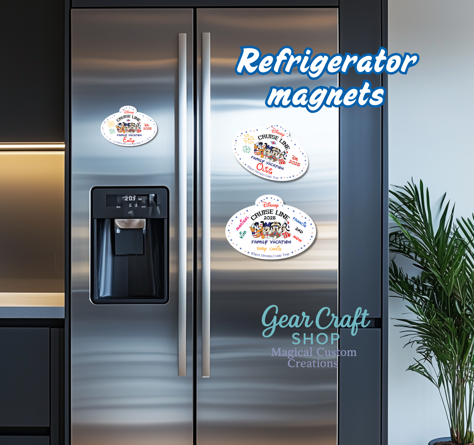 Friends Cruise Magnet Family or Name