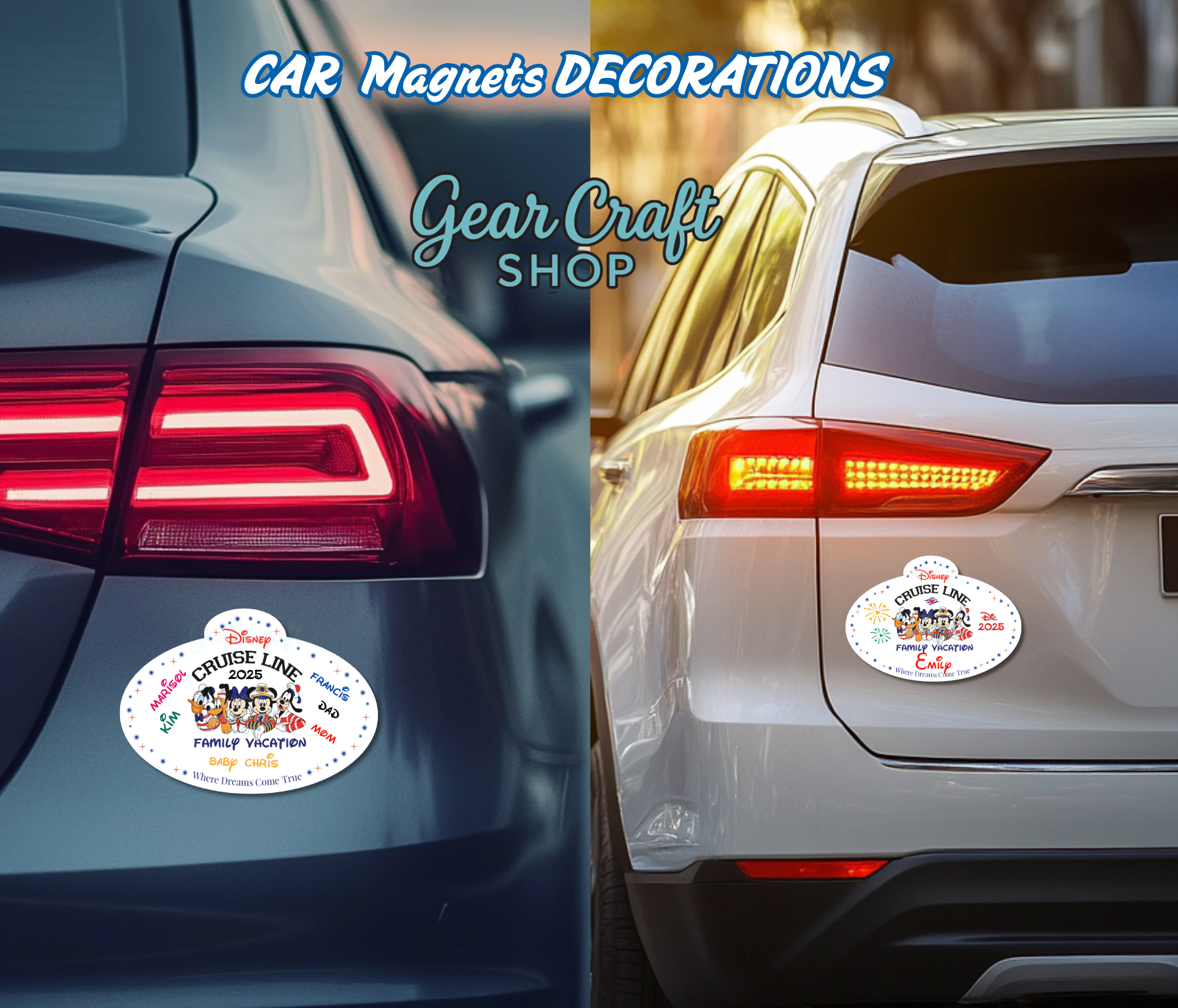 Friends Cruise Magnet Family or Name