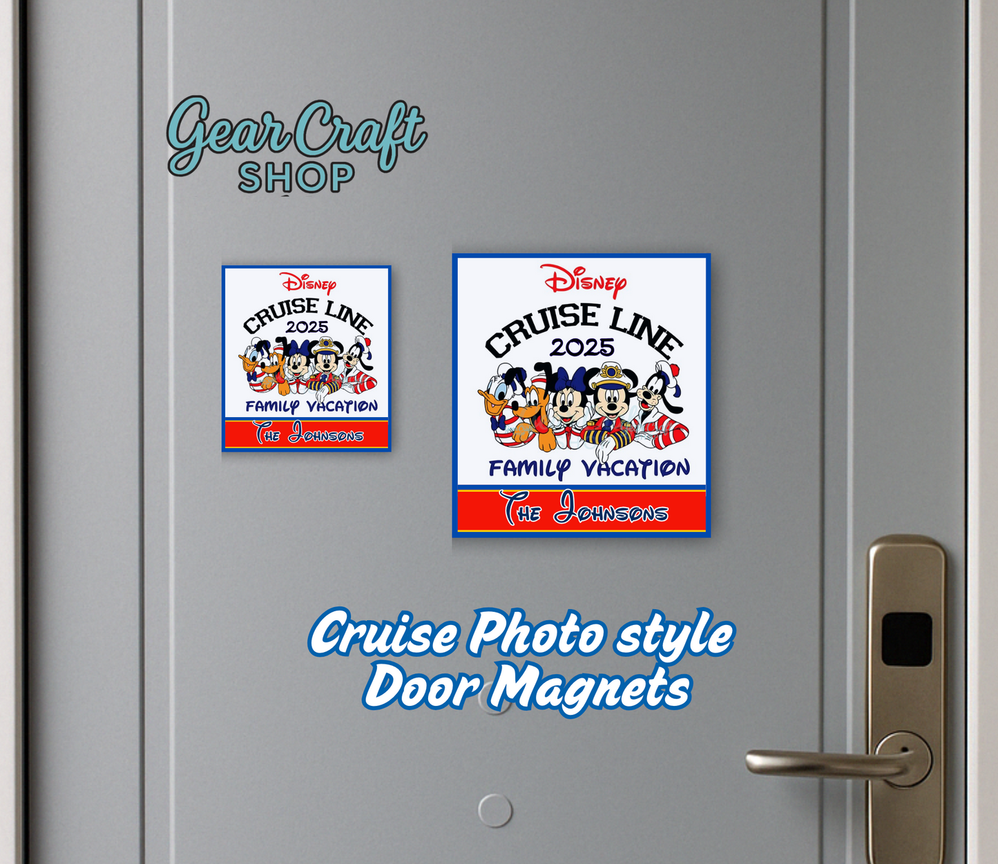 Disney friends Cruise Name Magnet