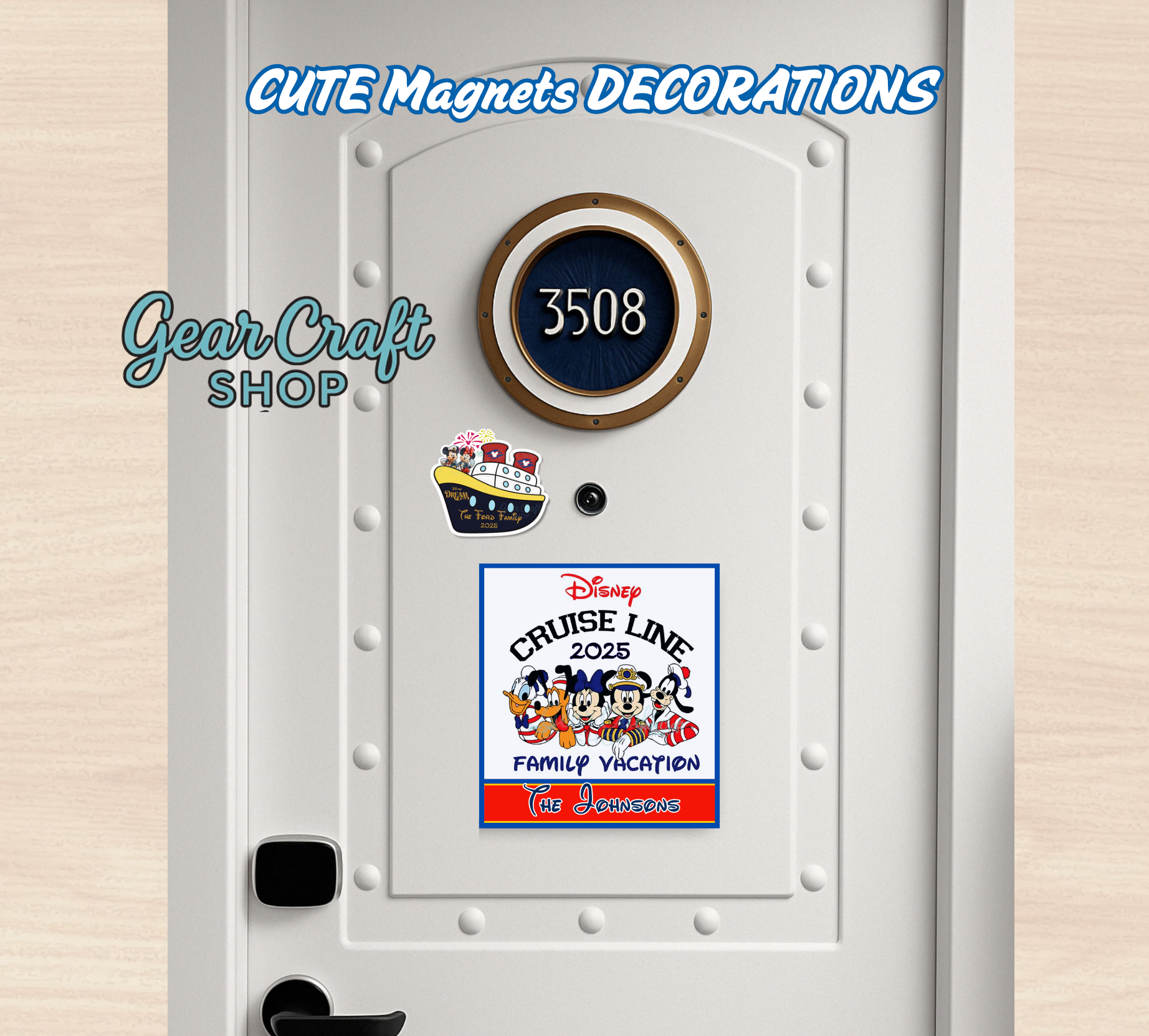 Friends Cruise Name Magnet β by Gear Craft Shop
