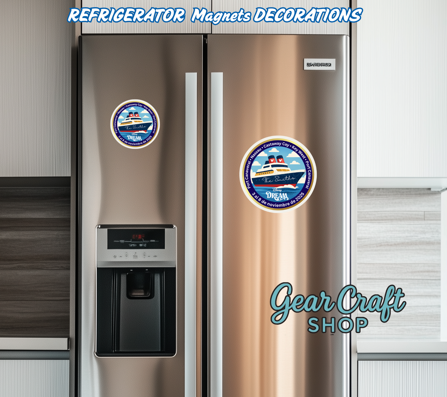 Unique Disney Cruise Door Magnet – Custom Destinations vacations places