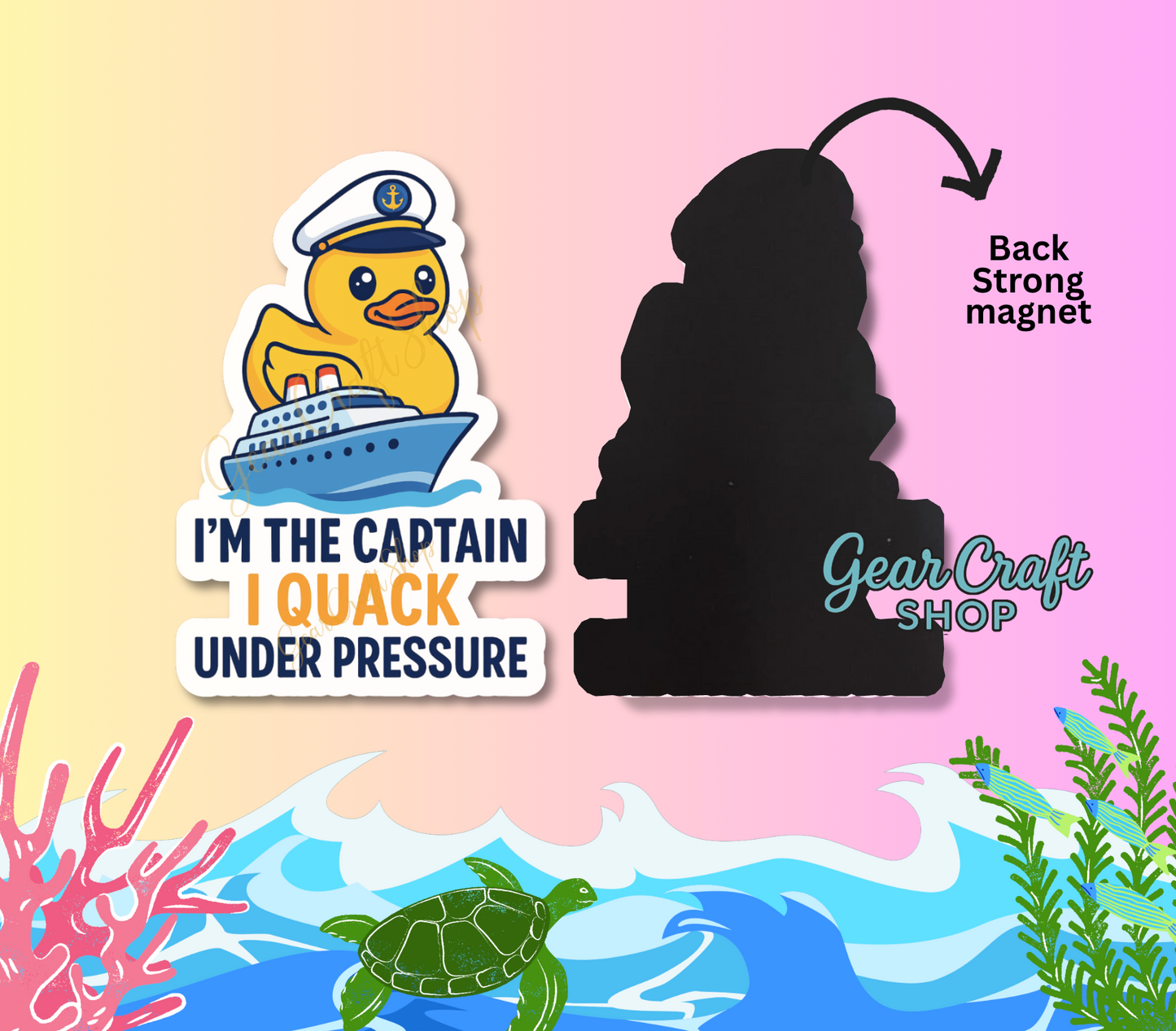 Funny Cruise Door Magnet Set – 4 Hilarious Waterproof Decorations for Your Cabin