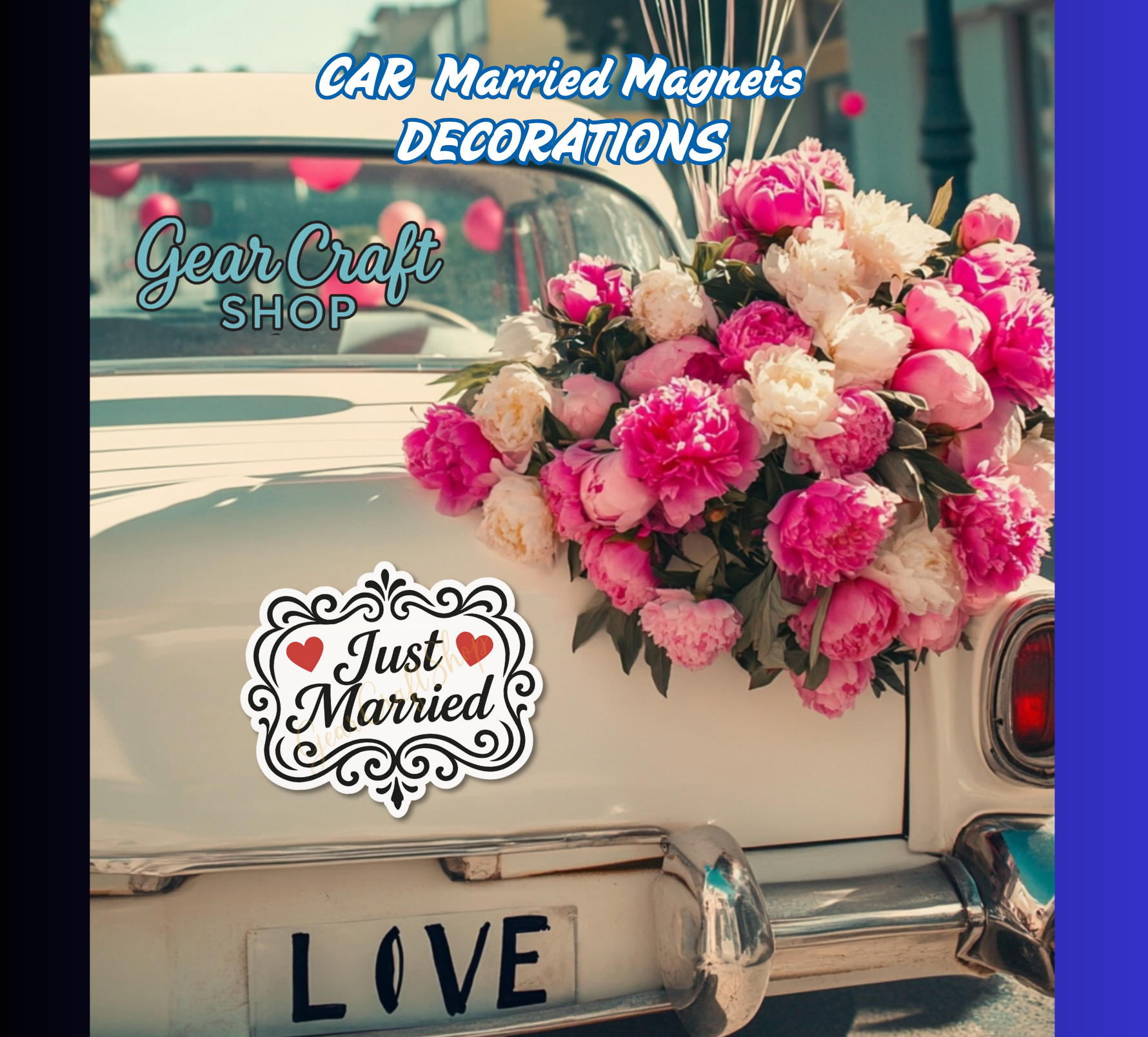 Just Married Cruise Magnet Set – Personalized Wedding Keepsake