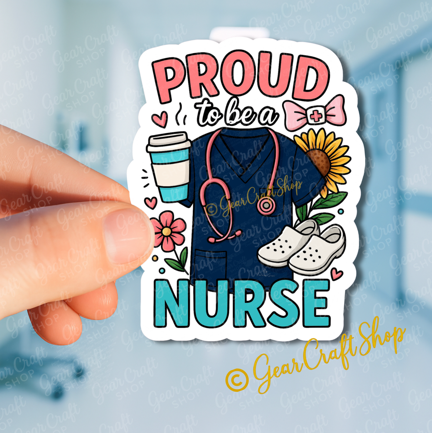 Proud Nurse – Coffee, Scrubs & Smiles