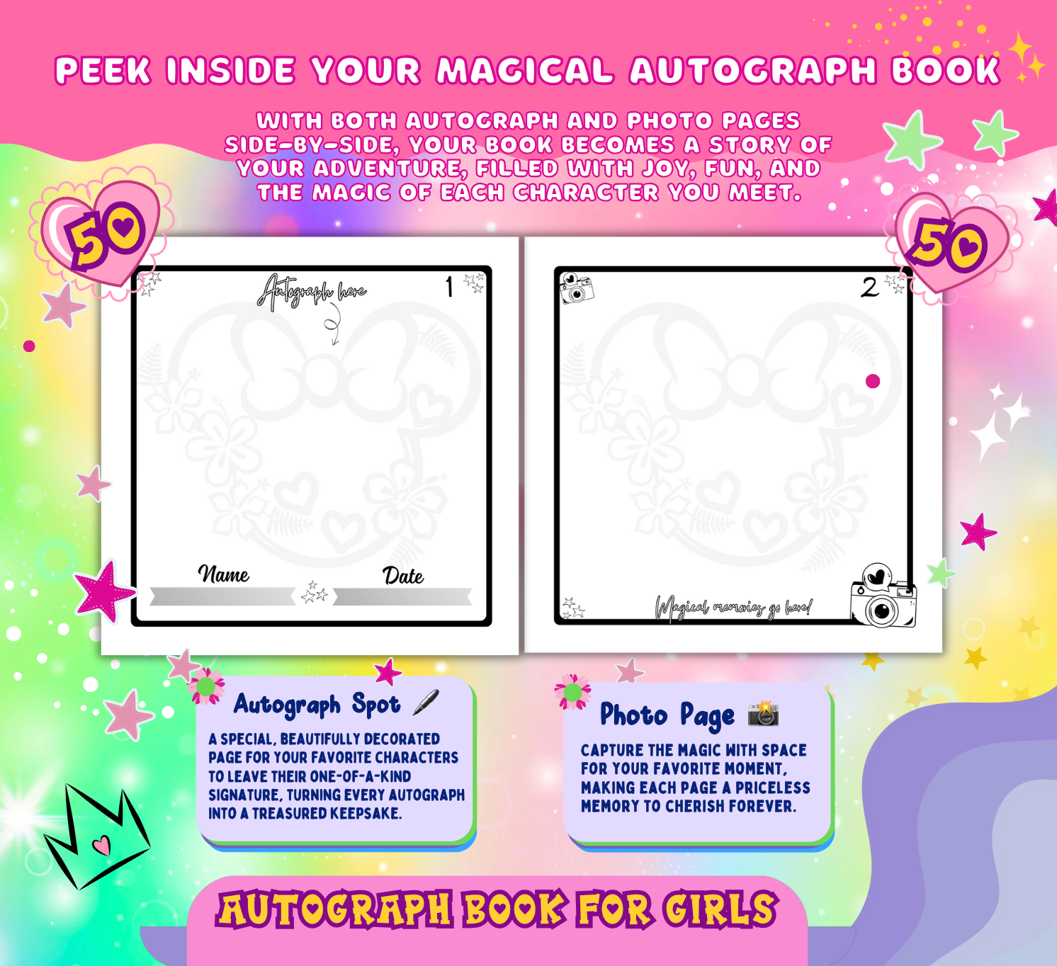 Autograph Castle Adventure Book 2025β2026 β Purple Edition