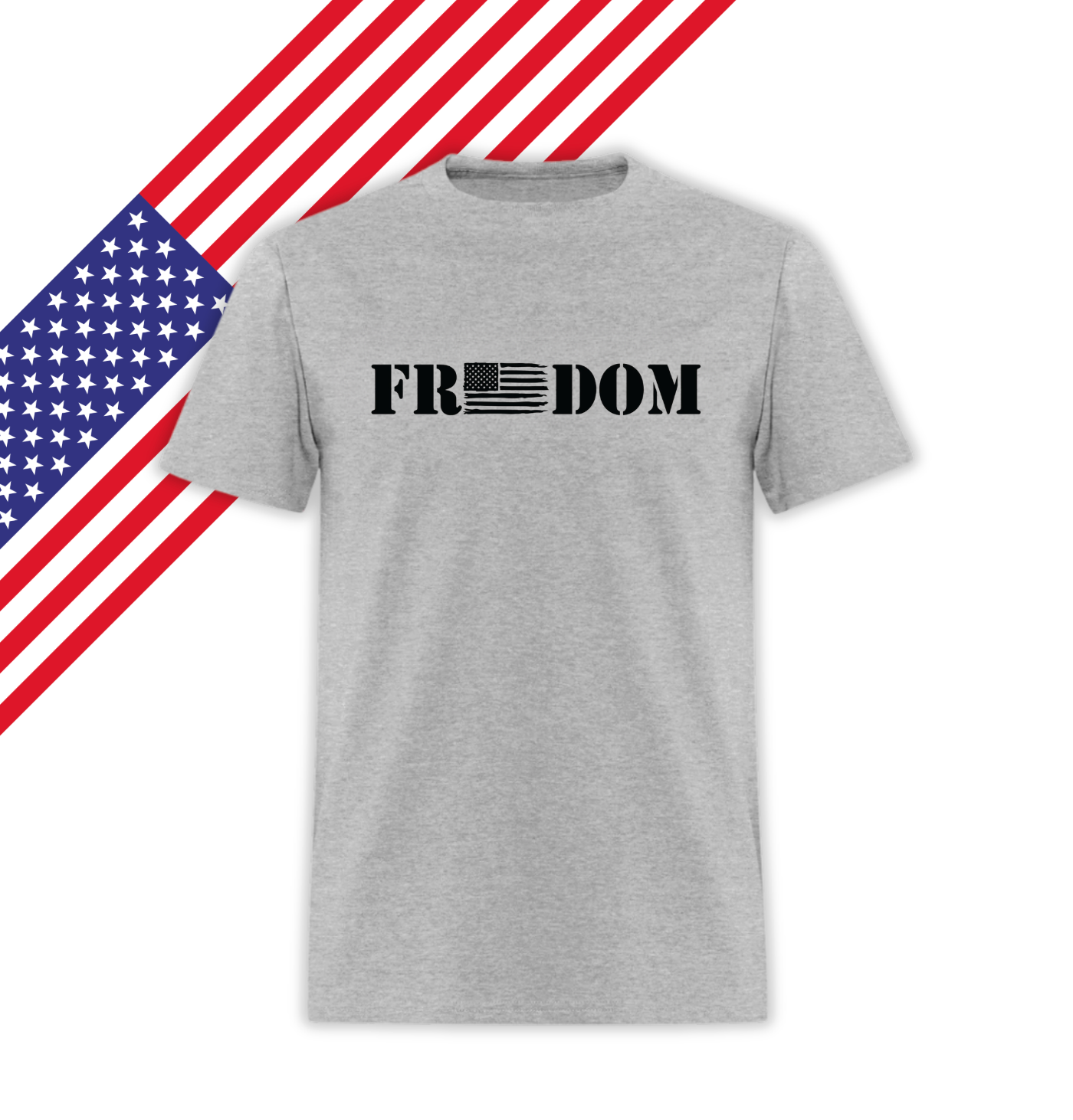 Black Freedom frag Patriotic T-Shirt