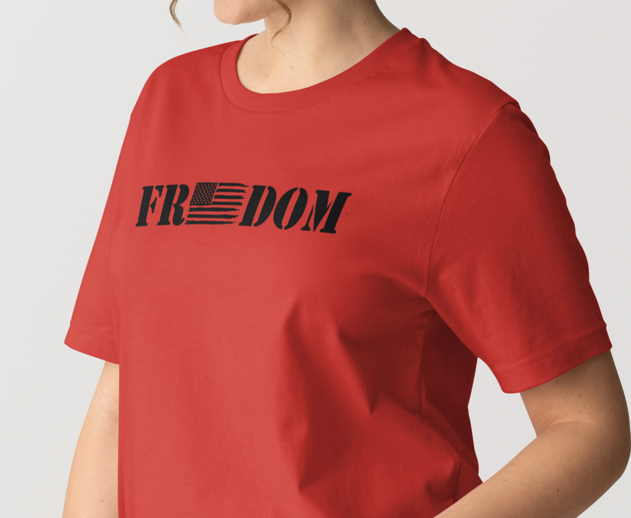 Black Freedom Patriotic Tee