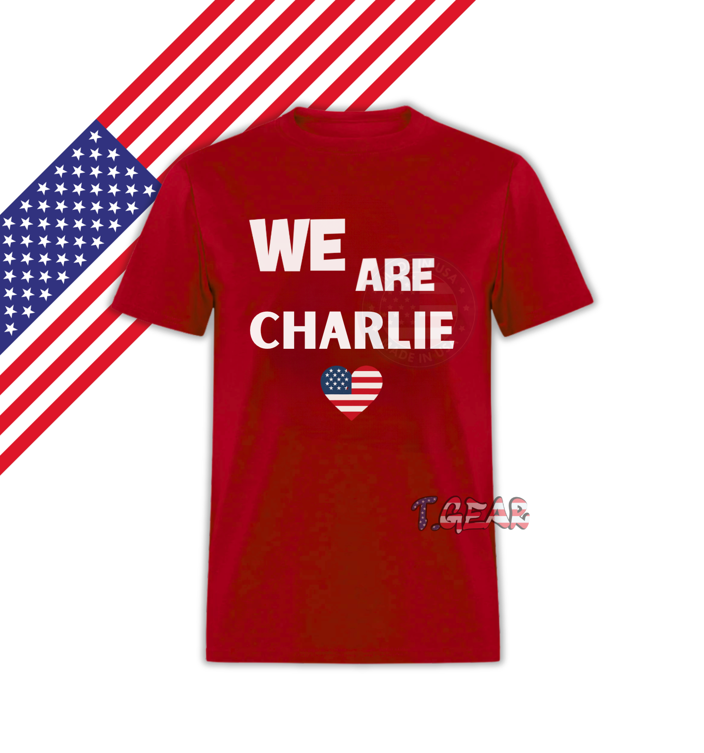 WE ARE CHARLIE - Patriotic Heart