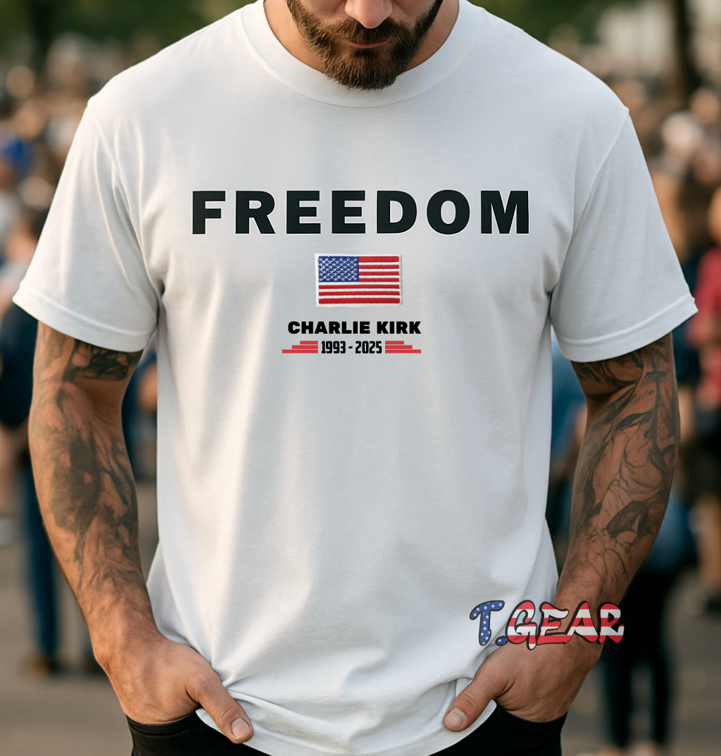 Freedom American frag - Charlie Kirk 1993-1995