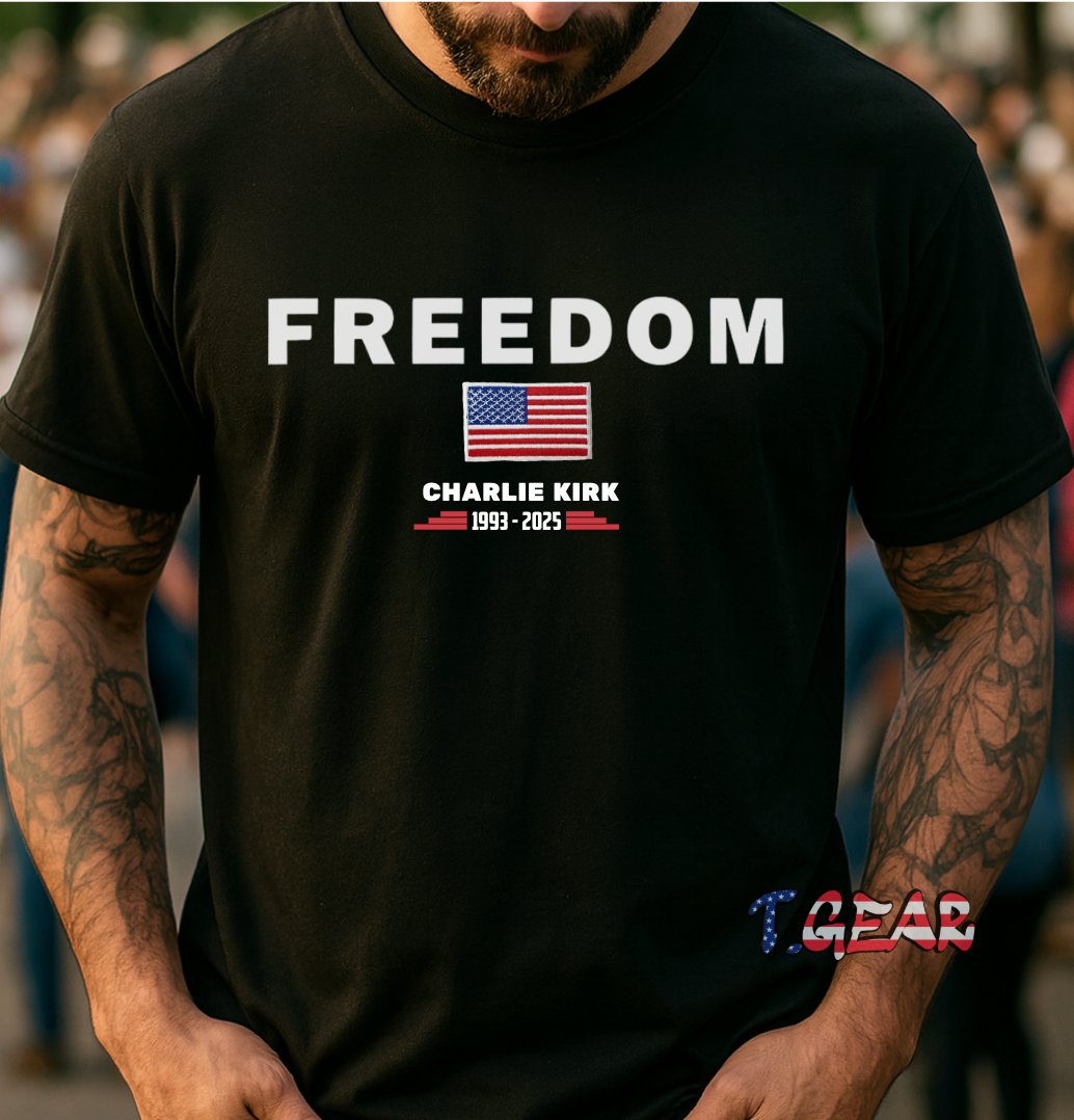 Freedom American frag - Charlie Kirk 1993-1995
