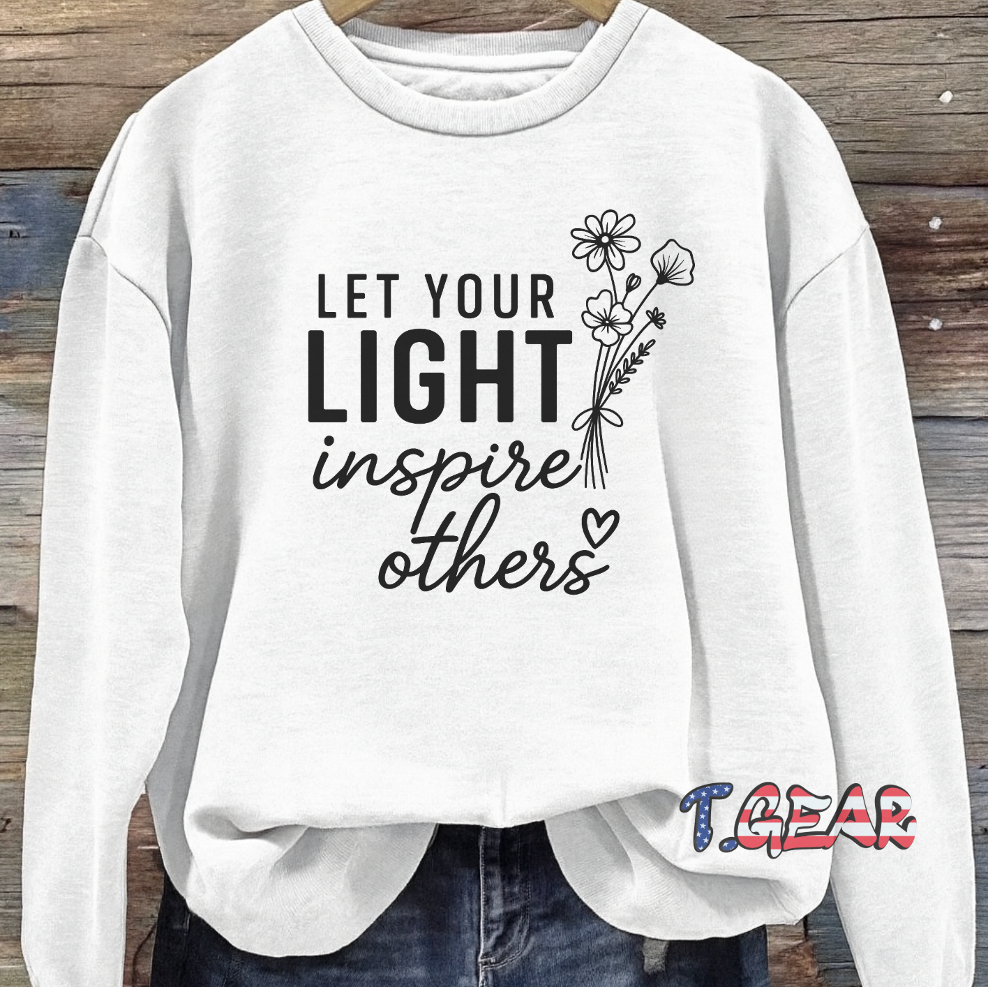 Sweatshirt - Let your light inspire others