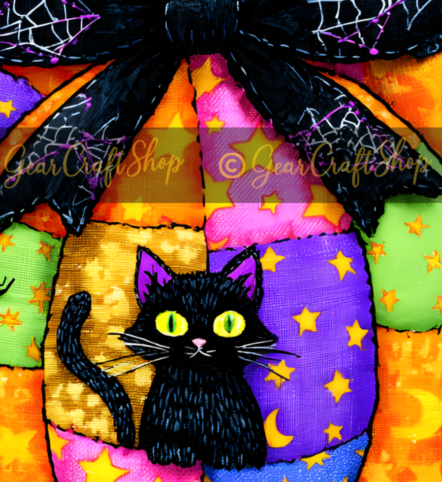 Pumpkin art vibrant clipart style,Set β 4 Fall Designs