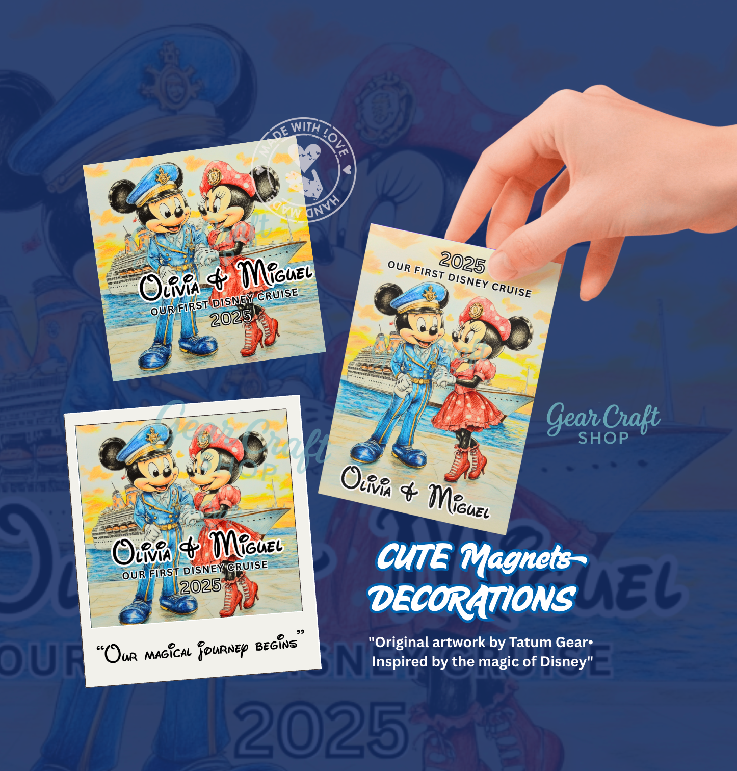 Personalized Cruise Door Magnets β by Gear Craft Shop