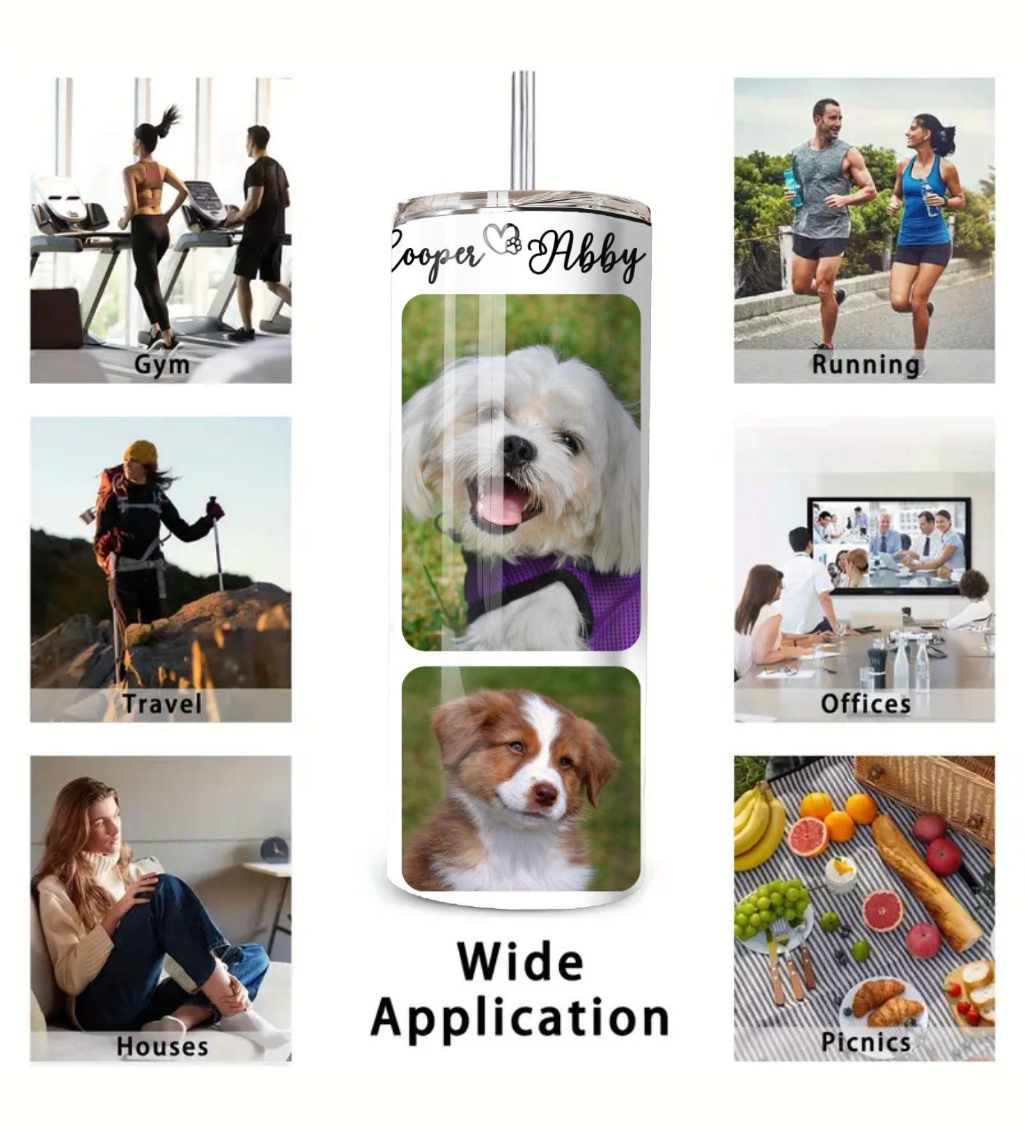 6 Collage Picture Tumbler β Best Gift Ever! π