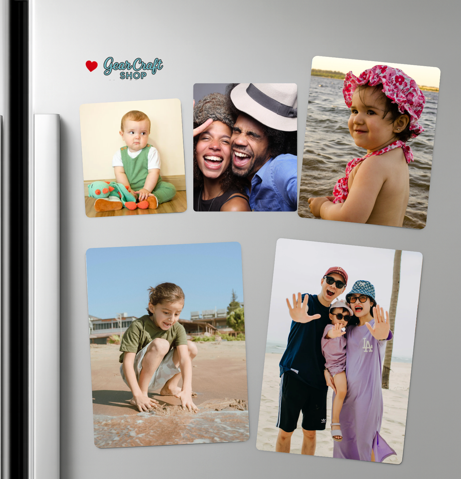 Custom Fridge Magnet with Photo Personalized Photo Magnet Family