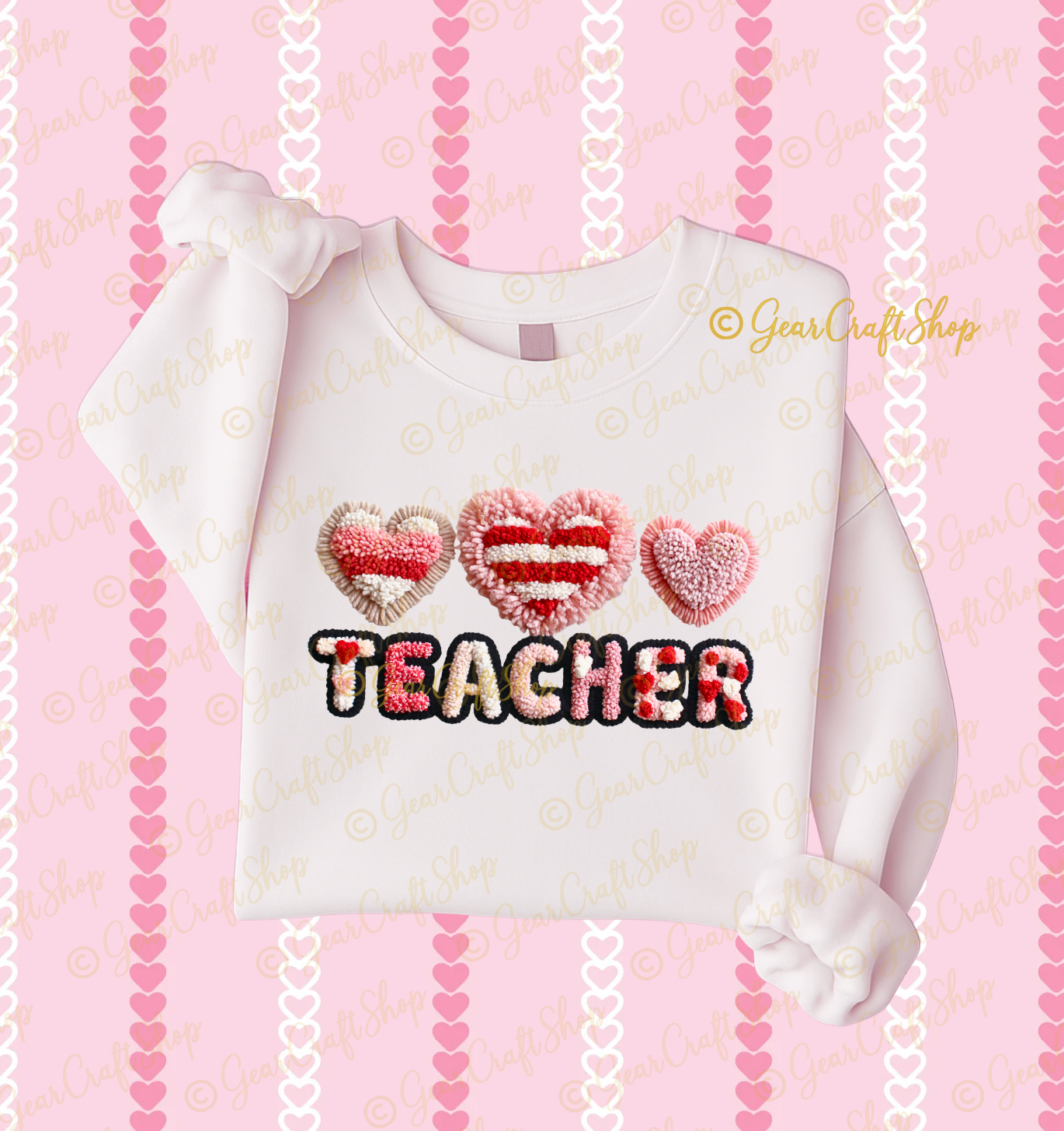 Valentine Teacher patch illustration PNG - Saint Valentine's Clipart | Set of 04 - PNG Files (Copy)