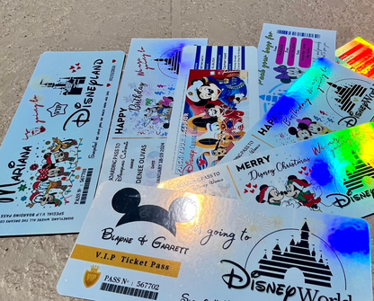 PREMIUM HOLOGRAPHIC SURPRISE TICKETS – FANCY & STUNNING!