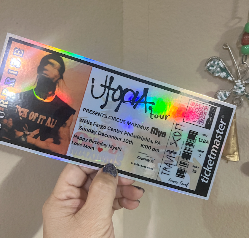 AMAZING STUNNING PHYSICAL SURPRISE TICKETS CONCERTS HOLOGRAPHIC!