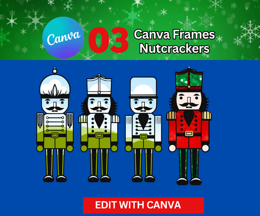 Canva Frames - Nutcrackers Art