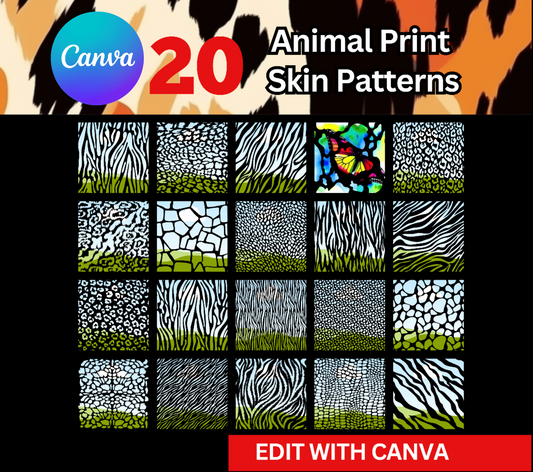 Canva Frames - Animal Print Skin Patterns