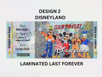 Premium Holographic Surprise Tickets – Magical Disney Reveal!