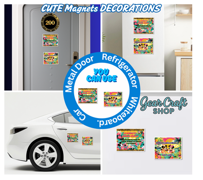 Tropical Cruise Memories Magnets — by Gear Craft Shop