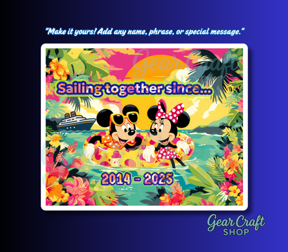 Tropical Cruise Memories Magnets — by Gear Craft Shop