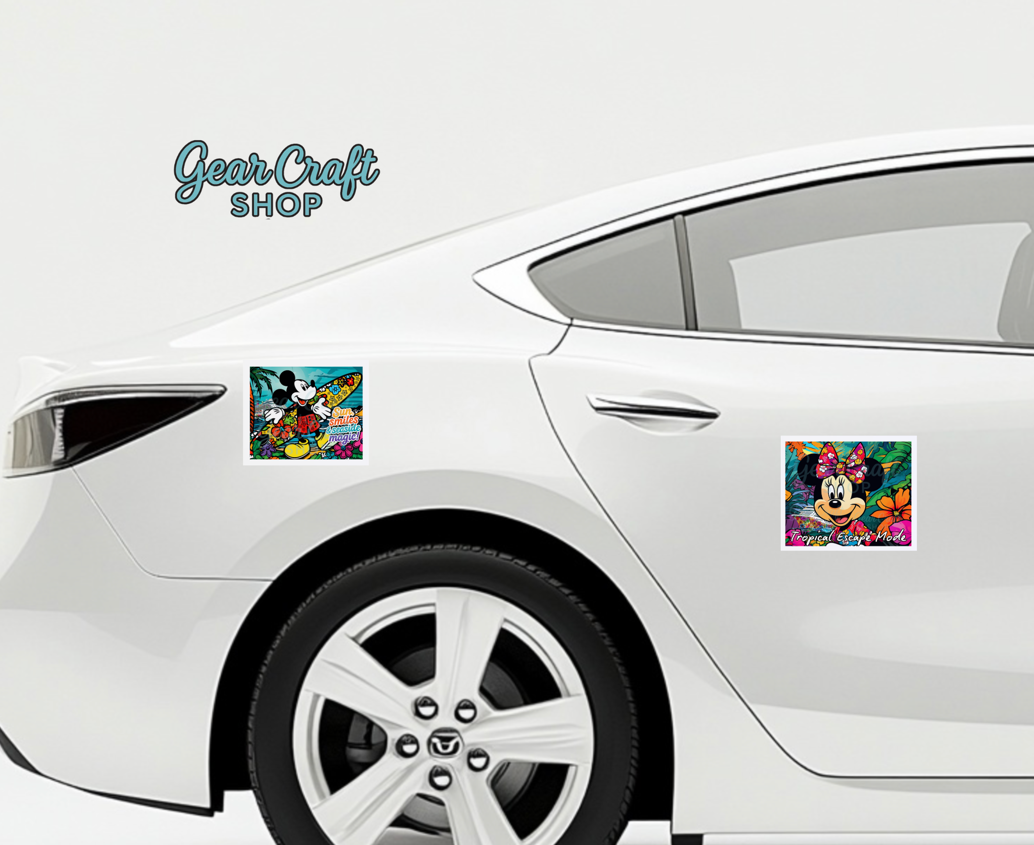 Tropical Cruise Door Magnets  | Fun Disney-Inspired Vacation Designs