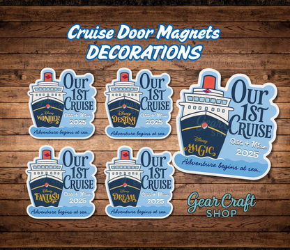 Personalized  Our First Cruise Keepsake