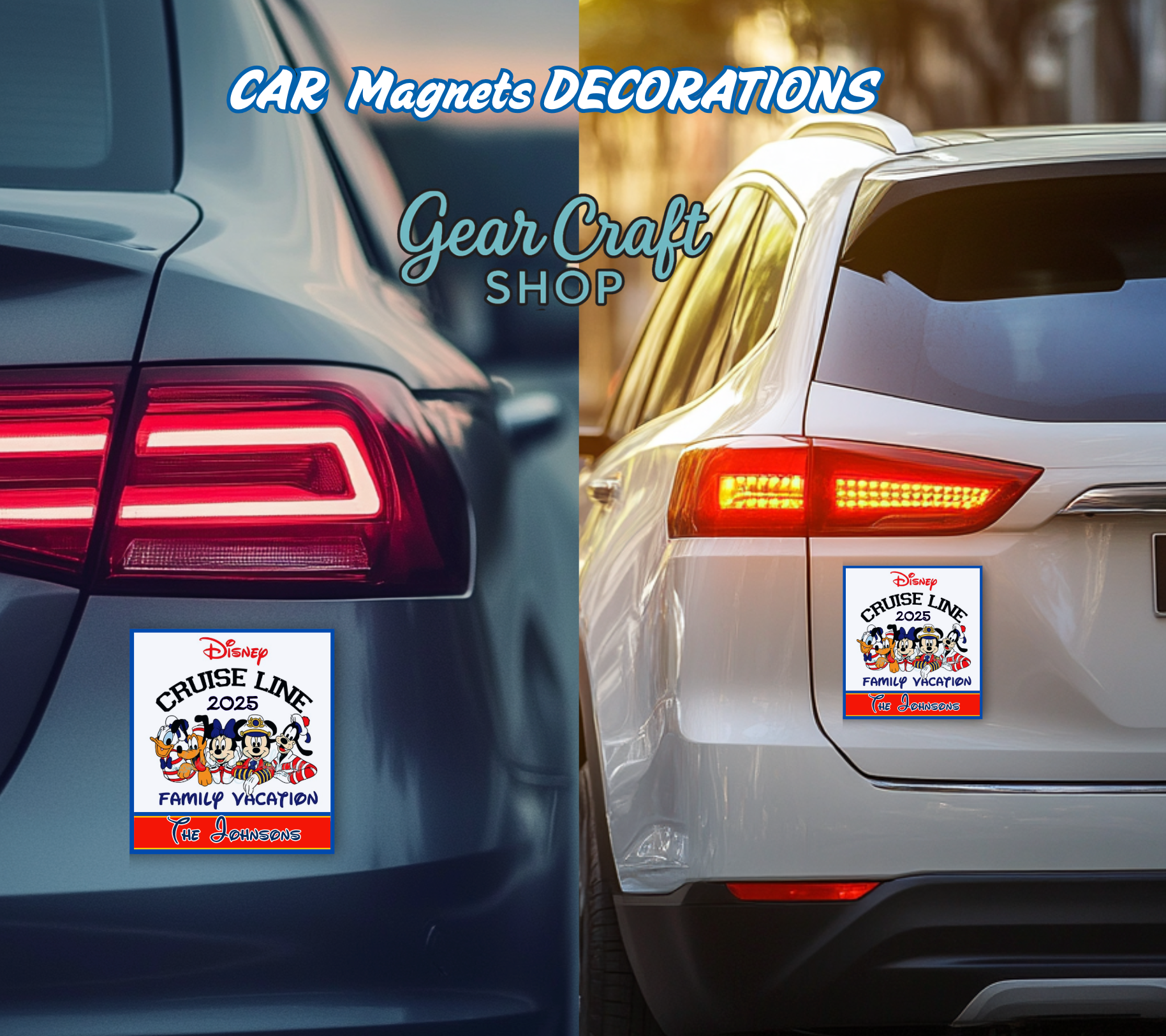 Friends Cruise Name Magnet  — by Gear Craft Shop