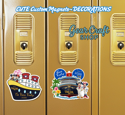 Disney Cruise Magnet – Ship with Mickey & Minnie