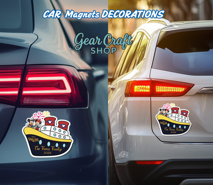 Disney Cruise Magnet – Ship with Mickey & Minnie