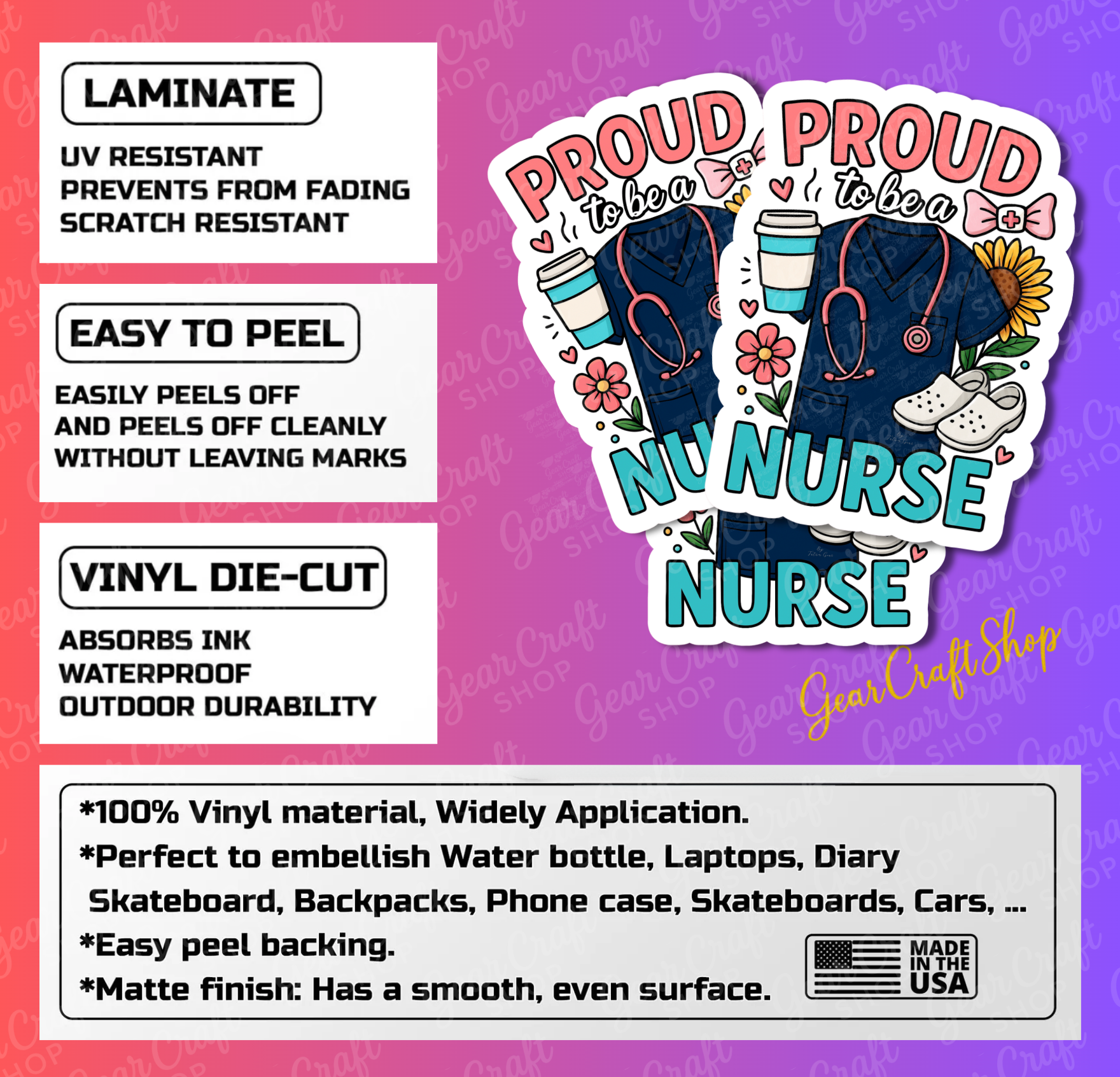 Proud Nurse – Coffee, Scrubs & Smiles