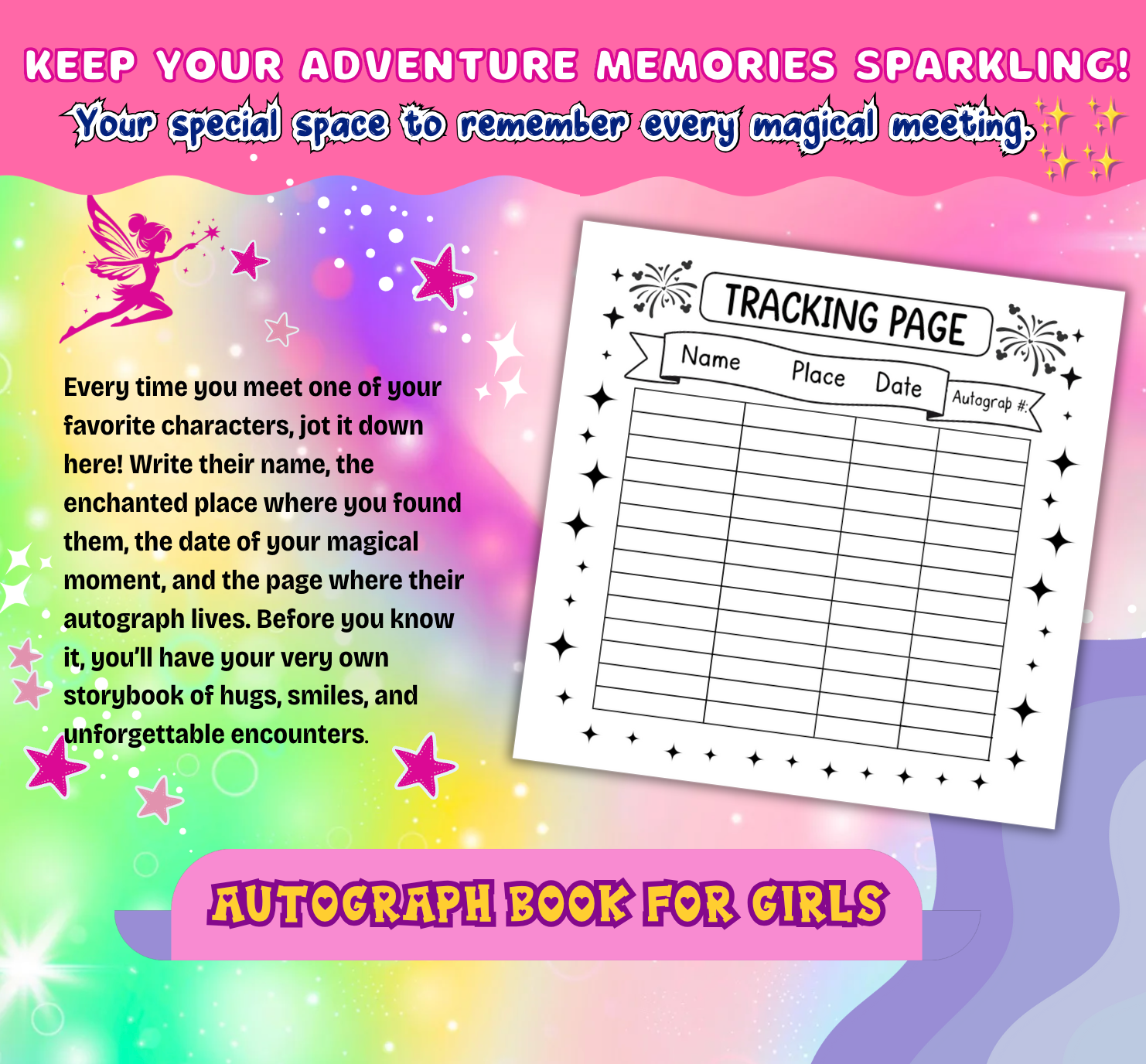 Autograph Castle Adventure Book 2025–2026 – Purple Edition