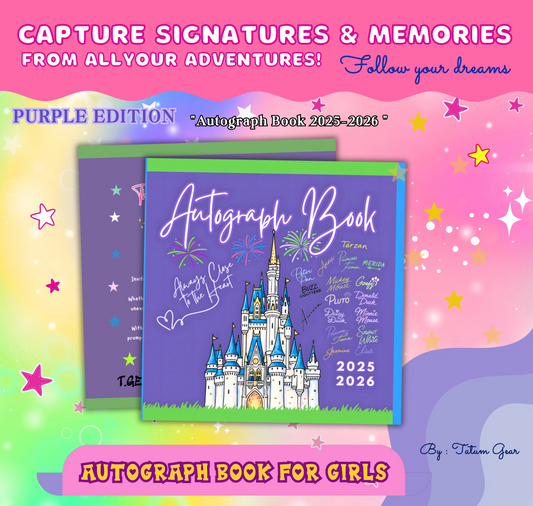 Autograph Castle Adventure Book 2025–2026 – Purple Edition
