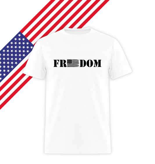 Black Freedom frag Patriotic T-Shirt