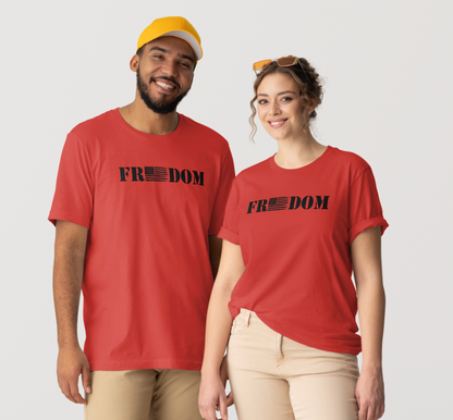 Black Freedom Patriotic Tee