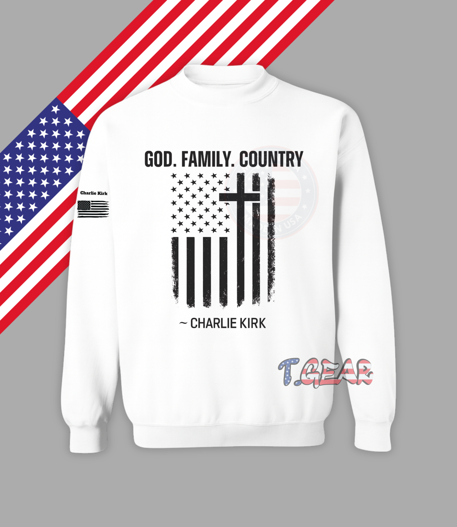 God, Family Country - Unisex sweatshirt