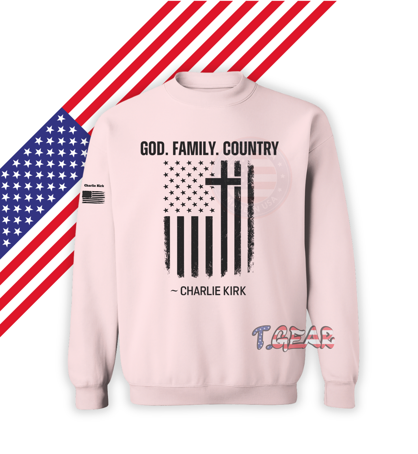 God, Family Country - Unisex sweatshirt