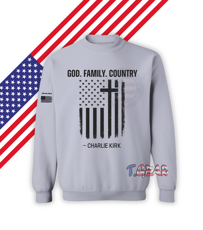God, Family Country - Unisex sweatshirt