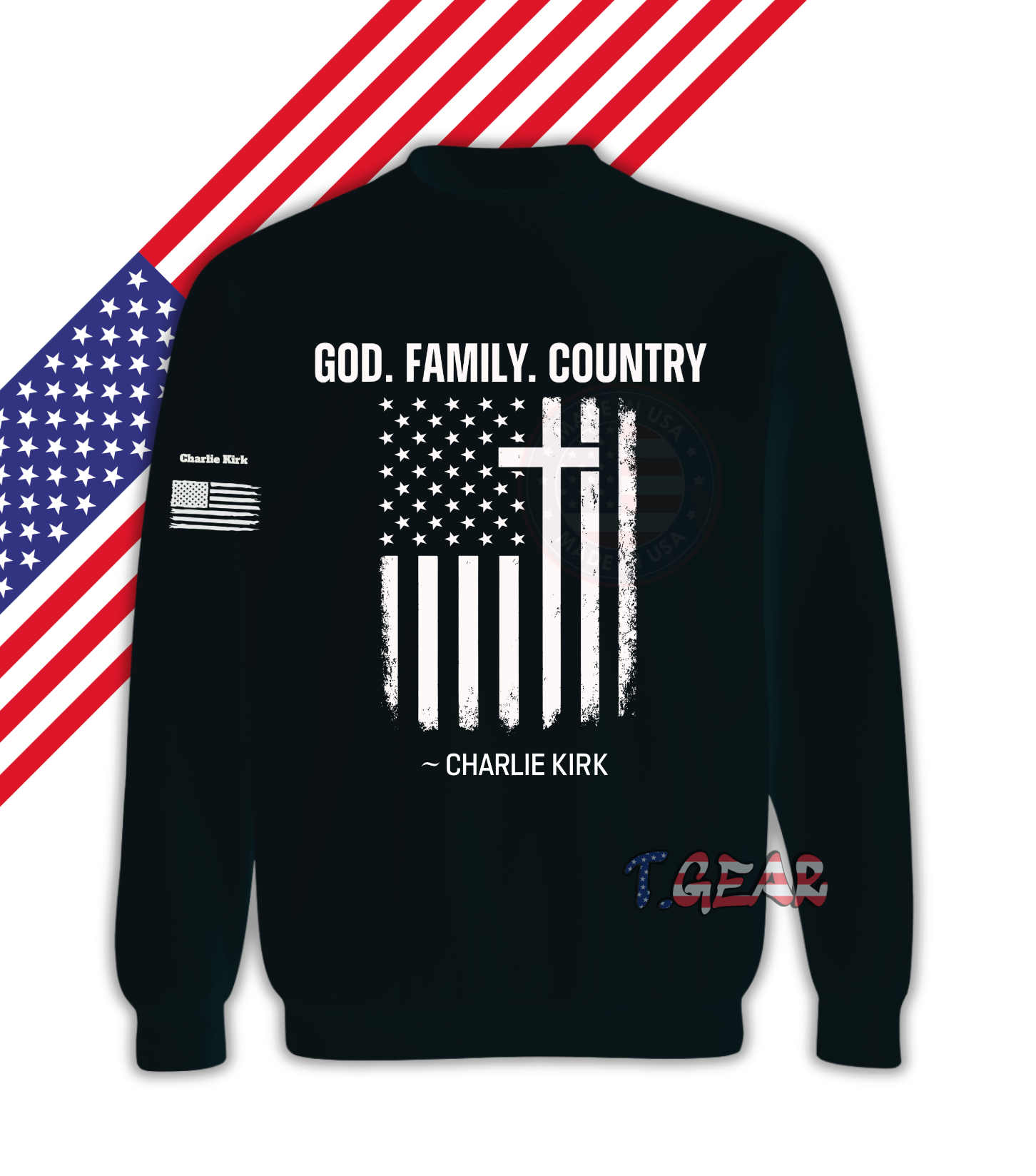 God, Family Country - Unisex sweatshirt