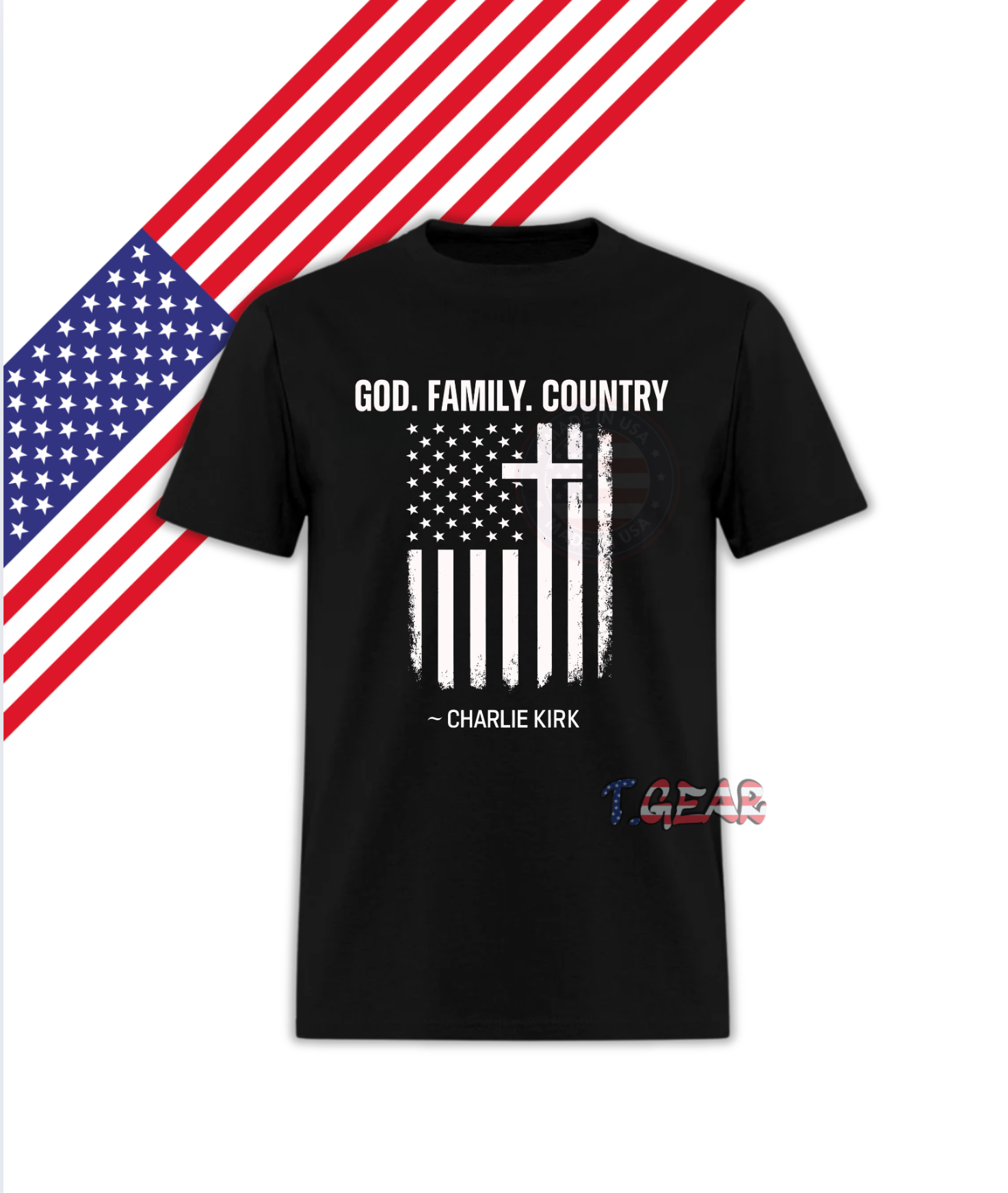 Freedom American frag  -  Charlie Kirk Birthday