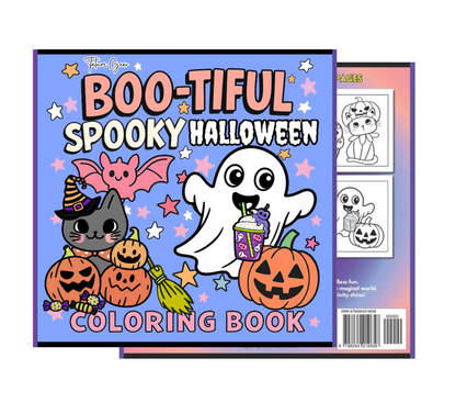 Boo-tiful Spooky Halloween Coloring Book 66 spooky pages