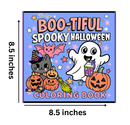 Boo-tiful Spooky Halloween Coloring Book 66 spooky pages